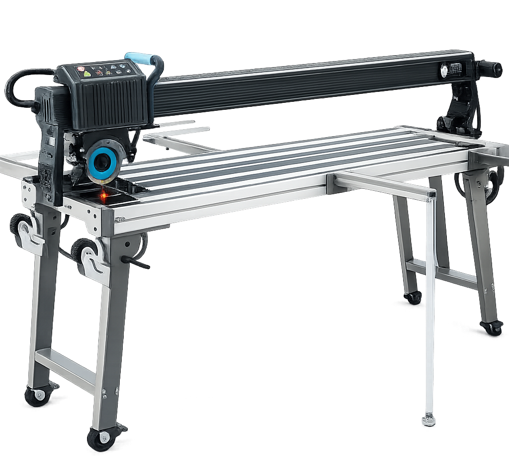 TOPSTONE TSEP-1200 — профессиональный электрический плиткорез для укладчиков и строительных бригад, работающих с крупноформатной плиткой и керамогранитом. Мокрый рез с охлаждением водой обеспечивает чистый срез без сколов даже на твёрдых материалах.
